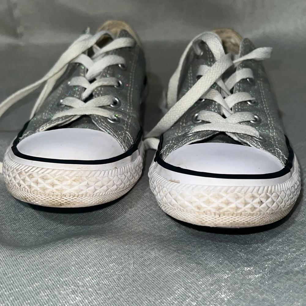 Converse All Star Glitter Sparkle Shoes Size 2